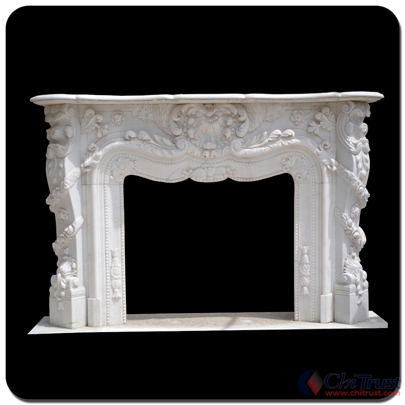 Marble fireplace 01